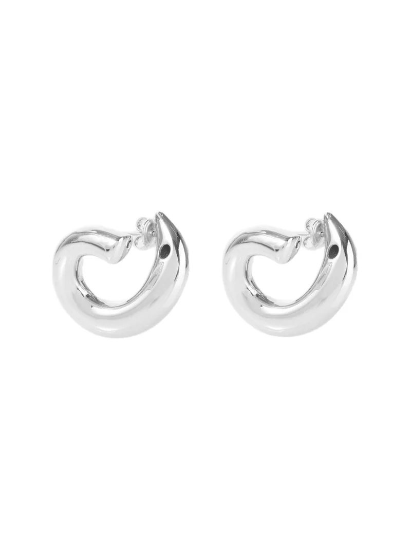 Sterling silver hoop earrings