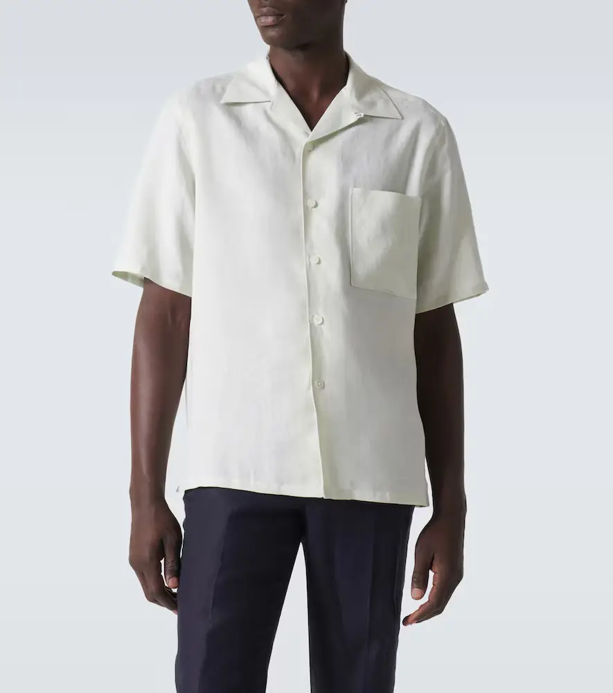 Zegna Linen bowling shirt | Thumbnail 2