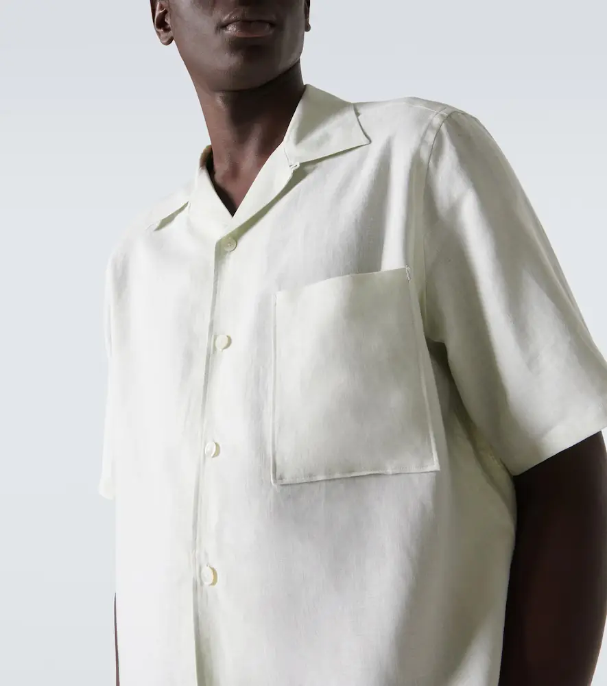 Zegna Linen bowling shirt | Thumbnail 3