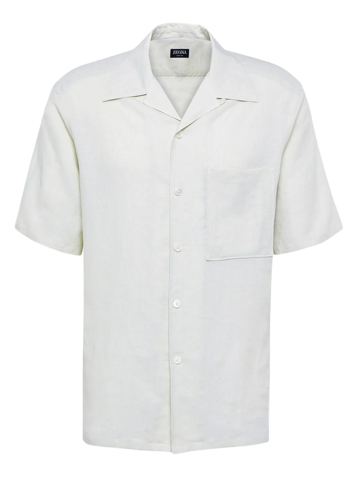 Linen bowling shirt