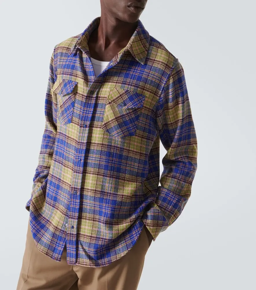God’s True Cashmere Tartan cashmere shirt | Thumbnail 6 God’s True Cashmere Tartan cashmere shirt | Thumbnail 6
