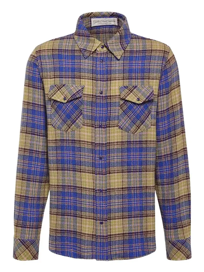 Tartan cashmere shirt Tartan cashmere shirt