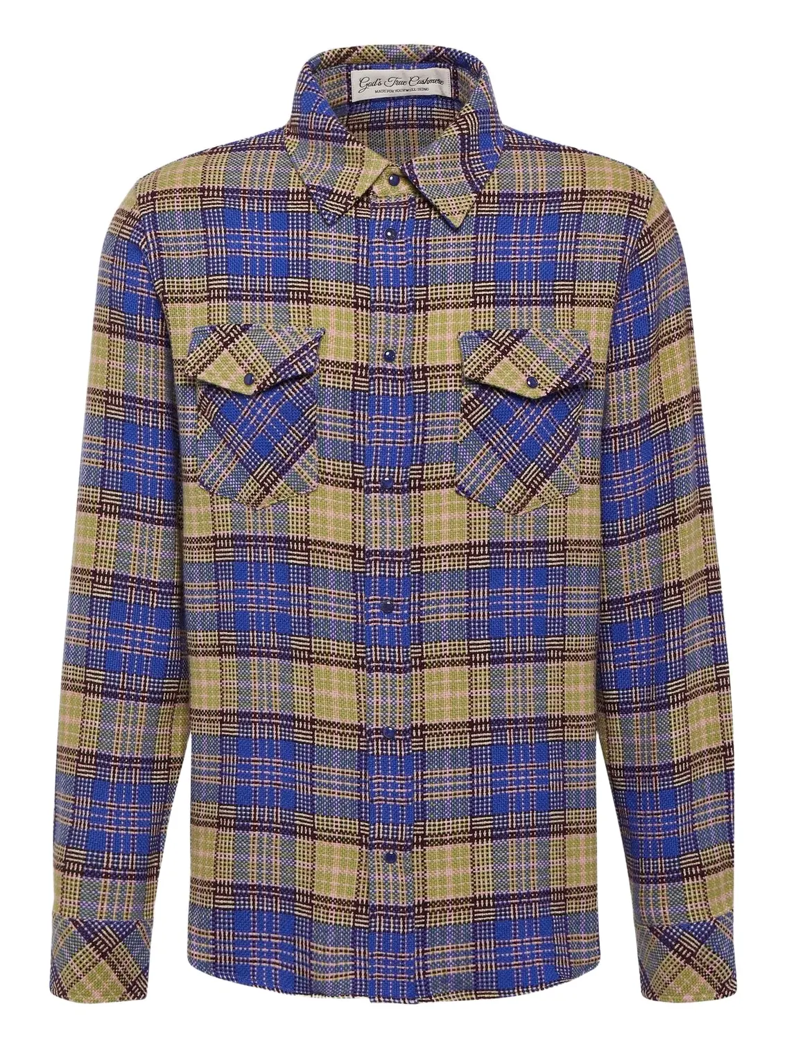 Tartan cashmere shirt Tartan cashmere shirt