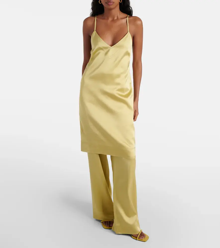 TOTEME Satin slip dress | Thumbnail 2