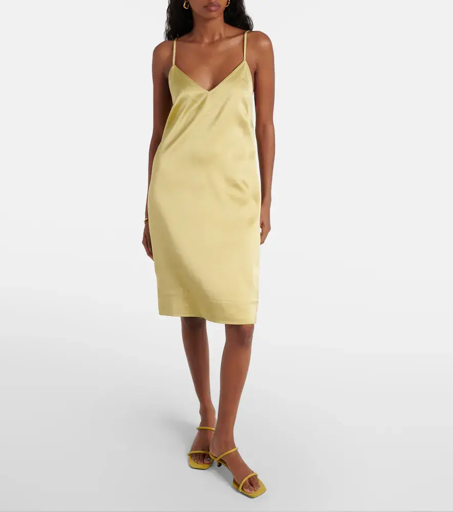 TOTEME Satin slip dress | Thumbnail 3