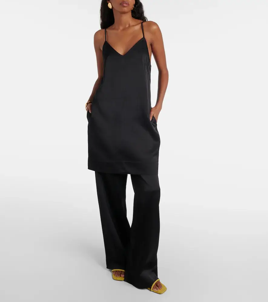 TOTEME Satin slip dress | Thumbnail 4
