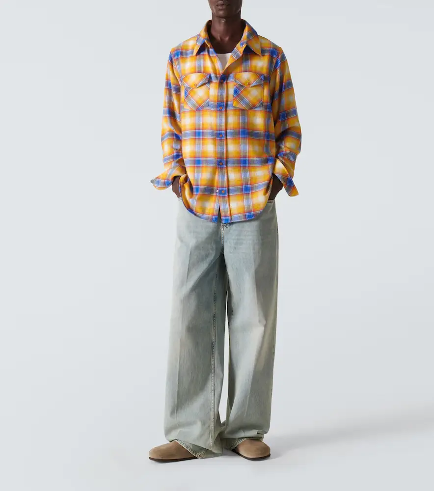 God’s True Cashmere Tartan cashmere shirt | Thumbnail 2 God’s True Cashmere Tartan cashmere shirt | Thumbnail 2