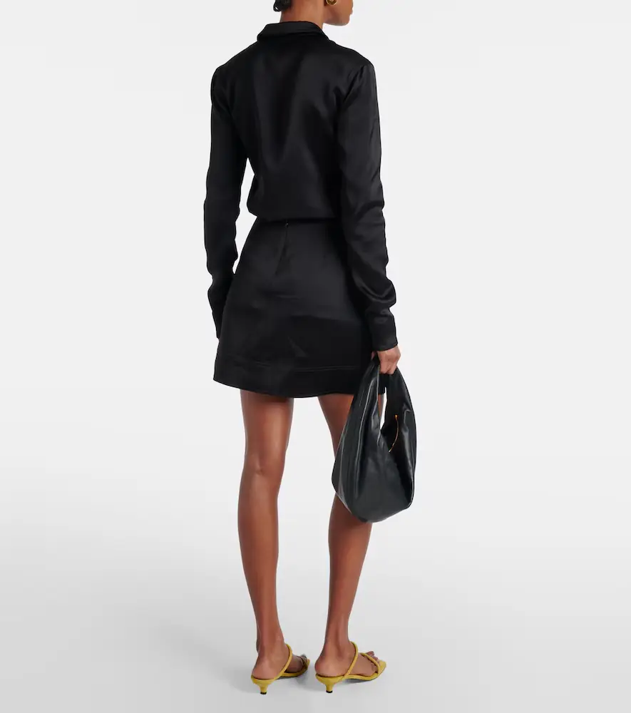 TOTEME Satin miniskirt | Thumbnail 4 TOTEME Satin miniskirt | Thumbnail 4