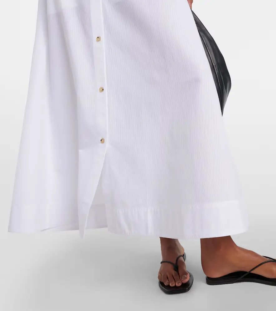 TOTEME High-rise cotton maxi skirt | Thumbnail 5 TOTEME High-rise cotton maxi skirt | Thumbnail 5