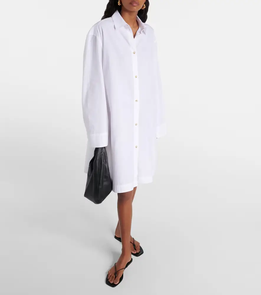 TOTEME Oversized cotton shirt dress | Thumbnail 6 TOTEME Oversized cotton shirt dress | Thumbnail 6