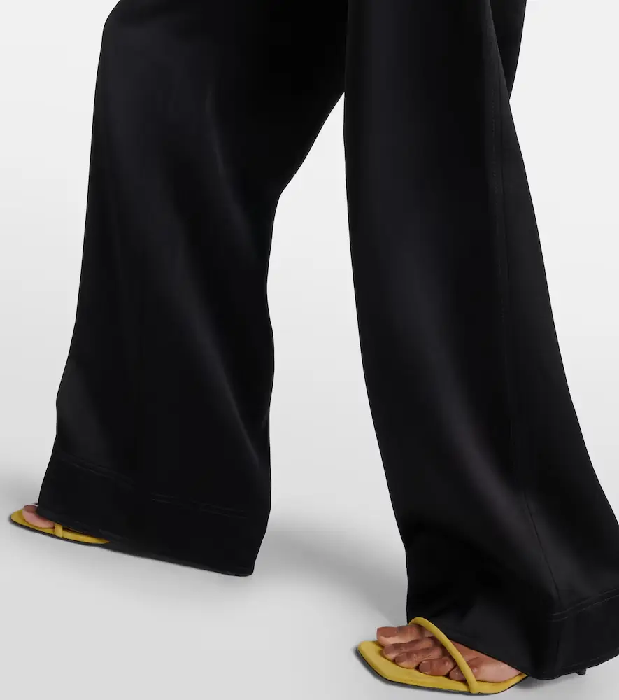 TOTEME High-rise satin wide-leg pants | Thumbnail 2