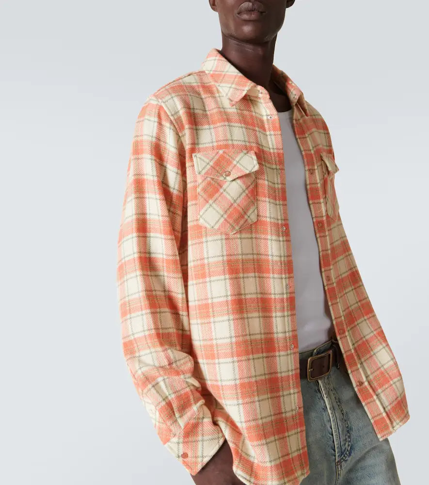 God’s True Cashmere Plaid cashmere shirt | Thumbnail 2