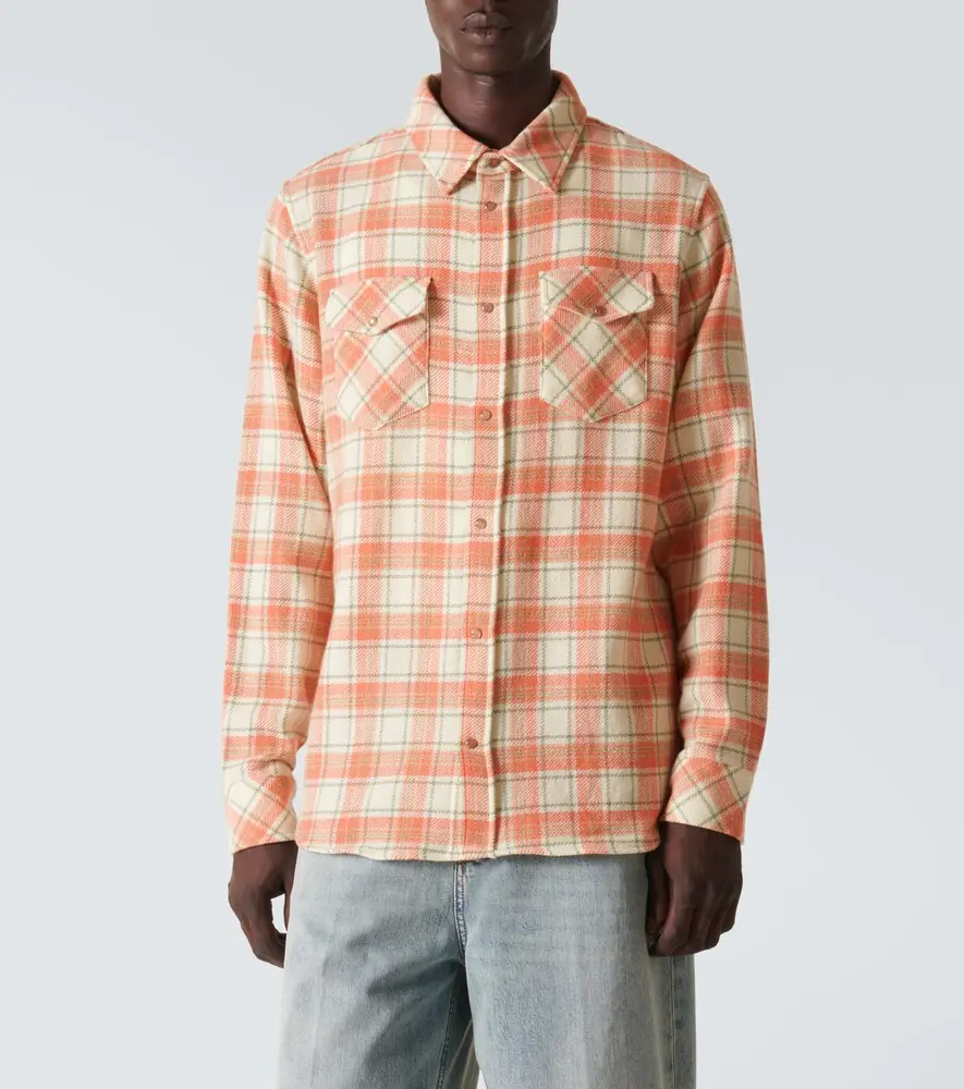 God’s True Cashmere Plaid cashmere shirt | Thumbnail 3