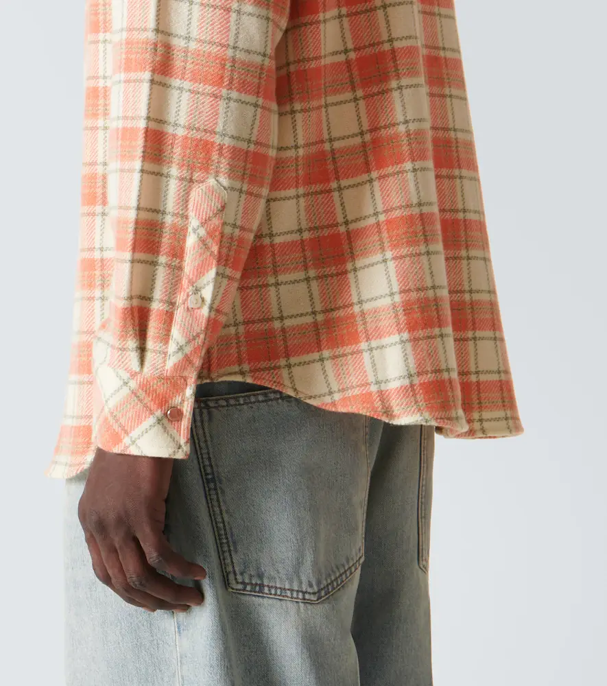 God’s True Cashmere Plaid cashmere shirt | Thumbnail 4