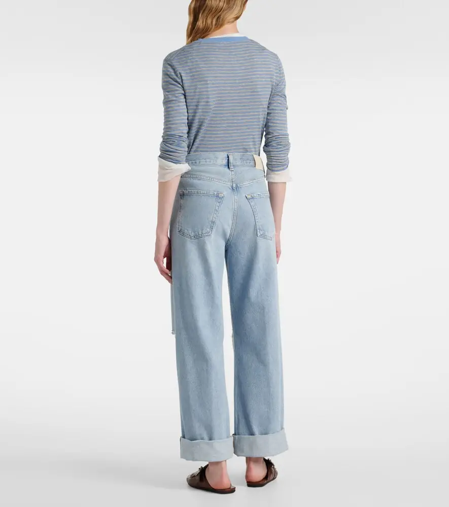Citizens of Humanity Ayla distressed mid-rise wide-leg jeans | Thumbnail 5 Citizens of Humanity Ayla distressed mid-rise wide-leg jeans | Thumbnail 5