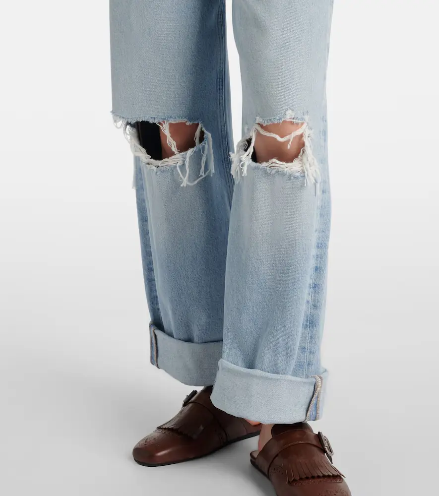 Citizens of Humanity Ayla distressed mid-rise wide-leg jeans | Thumbnail 6 Citizens of Humanity Ayla distressed mid-rise wide-leg jeans | Thumbnail 6