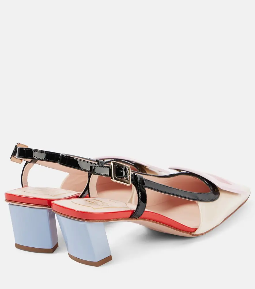 Roger Vivier Belle Vivier 45 patent leather slingback pumps | Thumbnail 5 Roger Vivier Belle Vivier 45 patent leather slingback pumps | Thumbnail 5