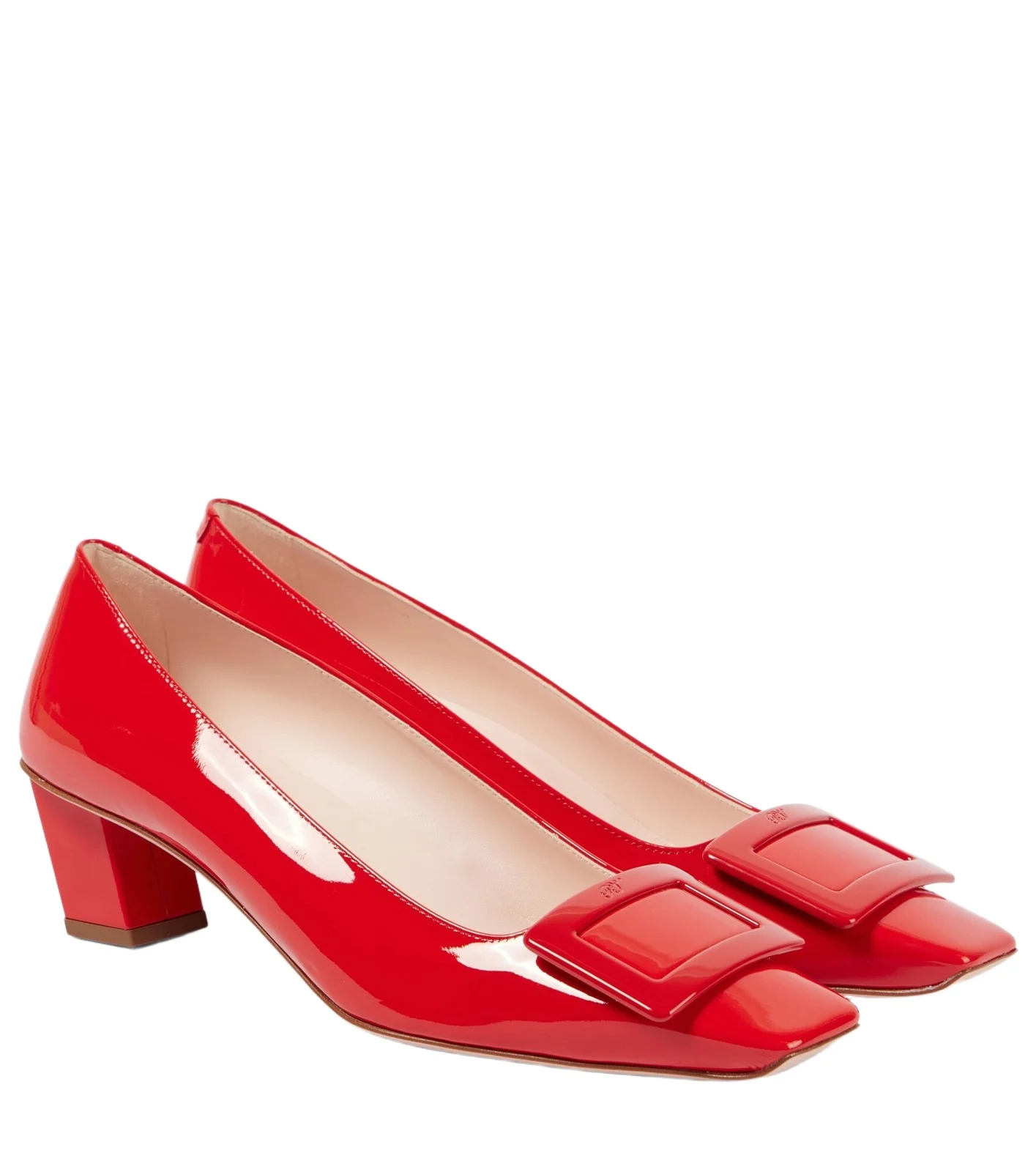 Belle Vivier 45 patent leather slingback pumps Belle Vivier 45 patent leather slingback pumps