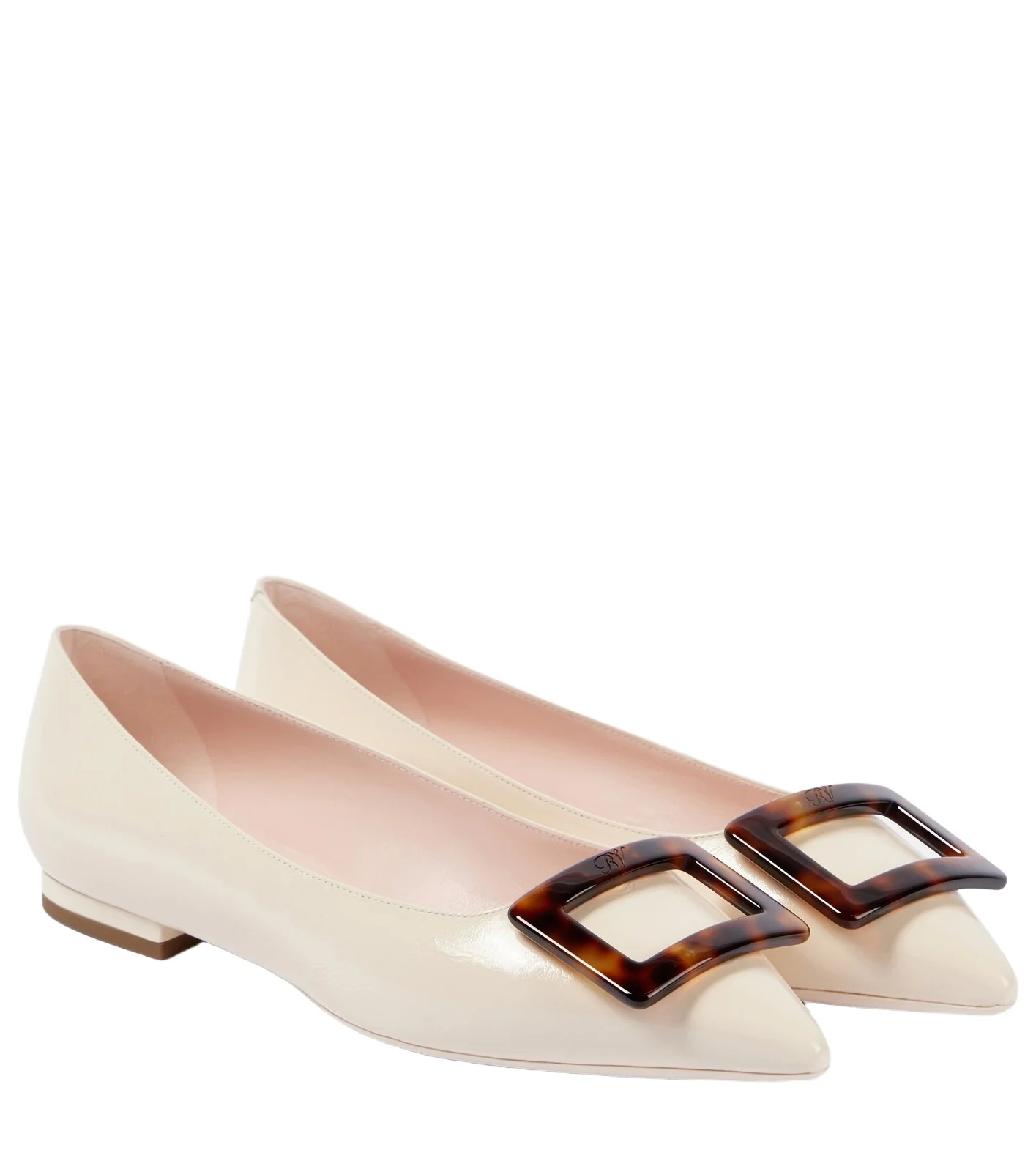 Gommettine Ball leather ballet flats