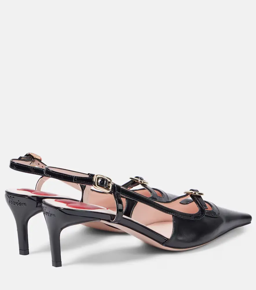 Roger Vivier Viv' Canard 55 leather slingback pumps | Thumbnail 2 Roger Vivier Viv' Canard 55 leather slingback pumps | Thumbnail 2