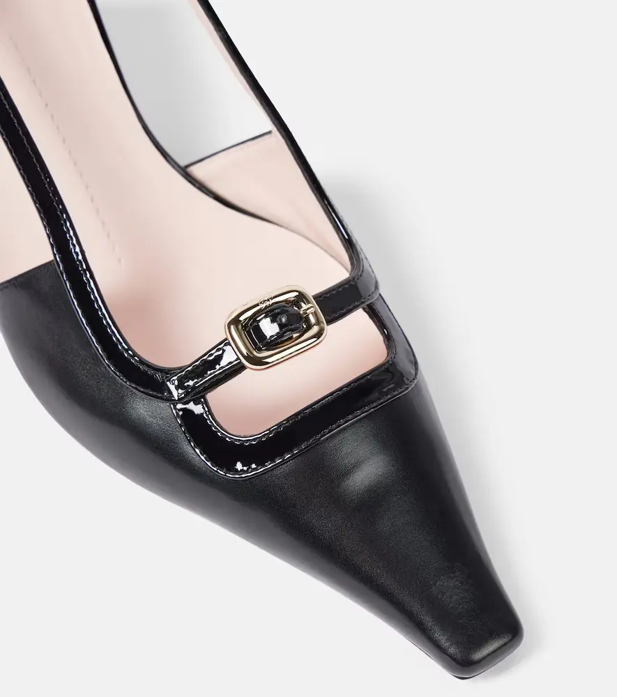 Roger Vivier Viv' Canard 55 leather slingback pumps | Thumbnail 3 Roger Vivier Viv' Canard 55 leather slingback pumps | Thumbnail 3