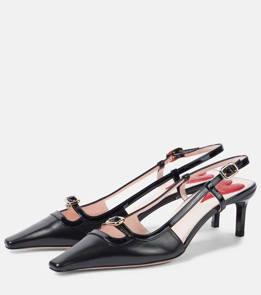Roger Vivier Viv' Canard 55 leather slingback pumps | Thumbnail 4 Roger Vivier Viv' Canard 55 leather slingback pumps | Thumbnail 4