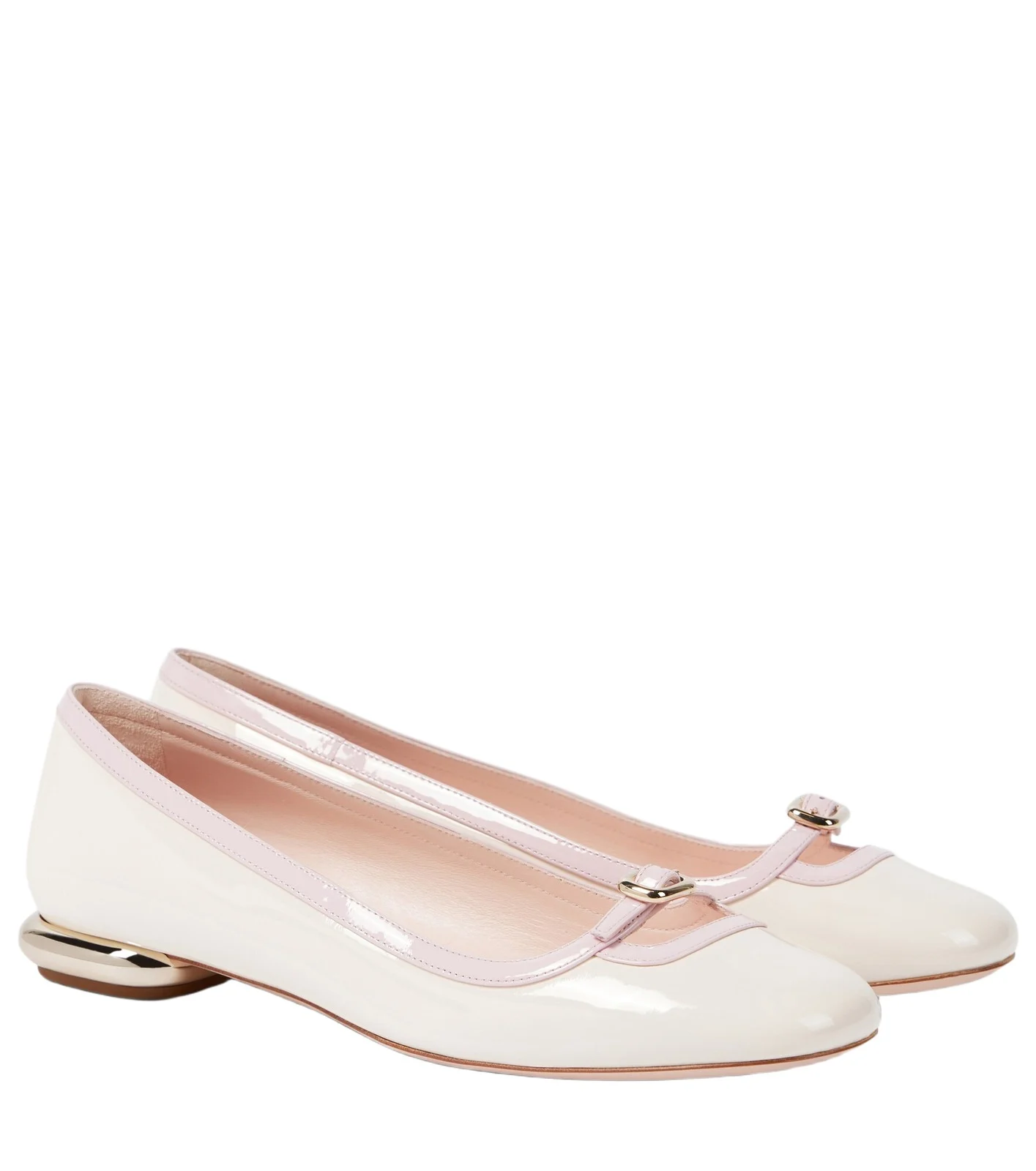 Roger Vivier Choc B Mini leather ballet flats