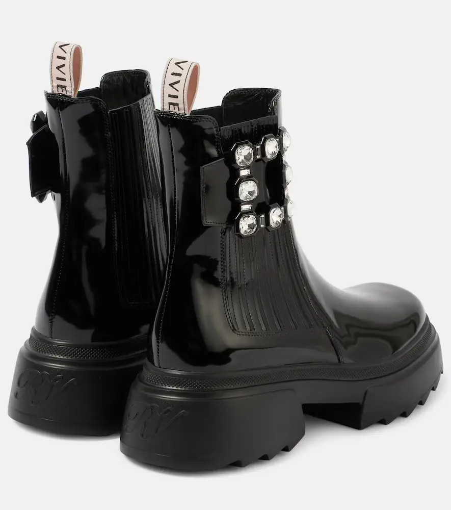 Roger Vivier Wallaviv patent leather Chelsea boots | Thumbnail 3 Roger Vivier Wallaviv patent leather Chelsea boots | Thumbnail 3