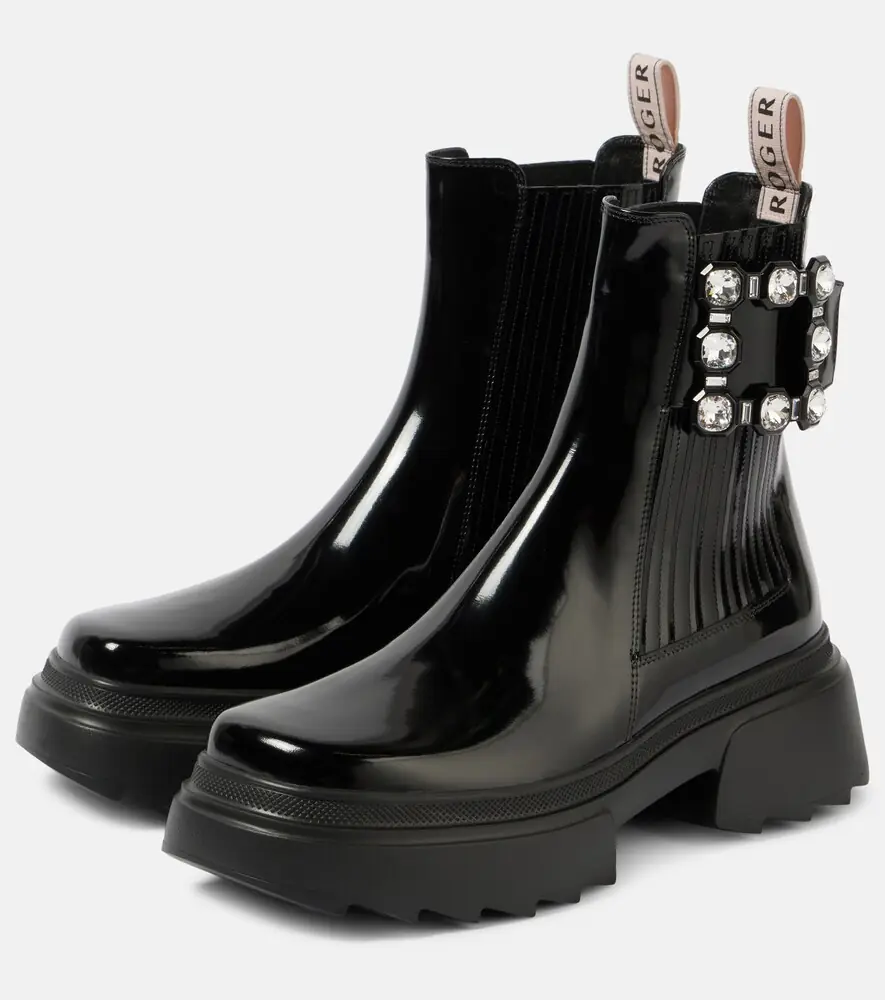 Roger Vivier Wallaviv patent leather Chelsea boots | Thumbnail 4 Roger Vivier Wallaviv patent leather Chelsea boots | Thumbnail 4