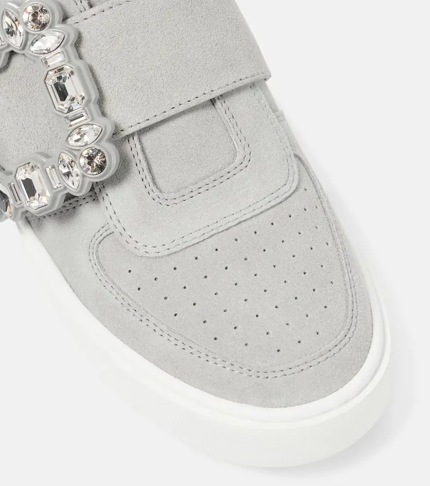 Roger Vivier Very Vivier embellished suede sneakers | Thumbnail 2