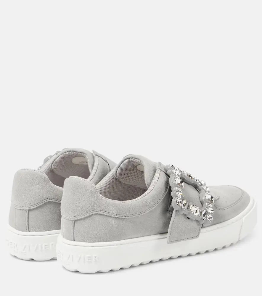 Roger Vivier Very Vivier embellished suede sneakers | Thumbnail 3