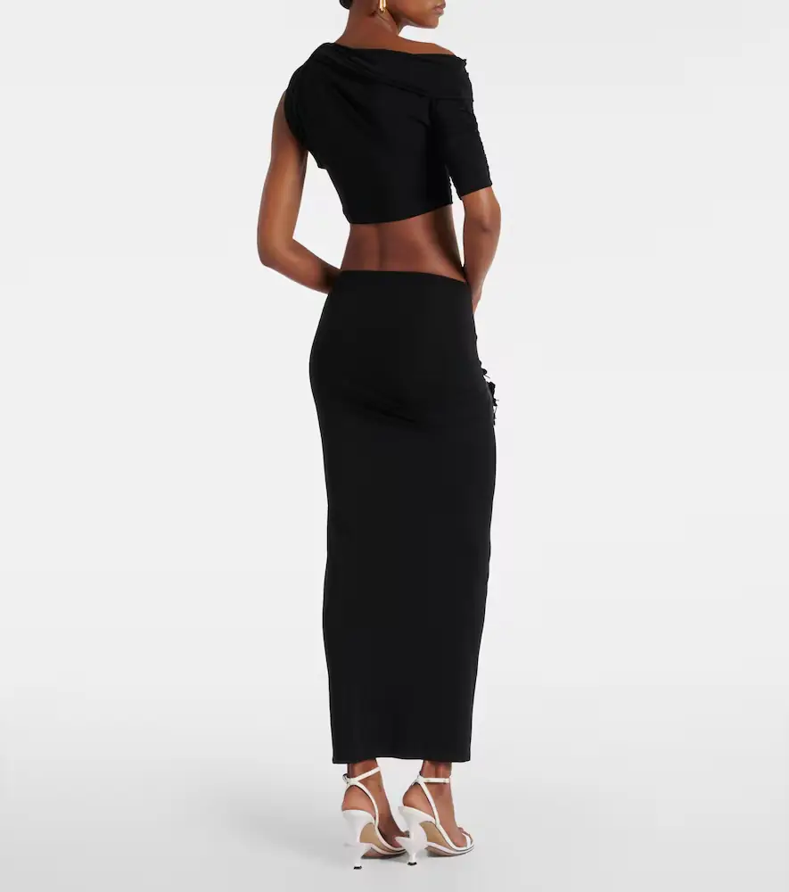 Jacquemus Le Haut Drapeado jersey crop top | Thumbnail 5 Jacquemus Le Haut Drapeado jersey crop top | Thumbnail 5