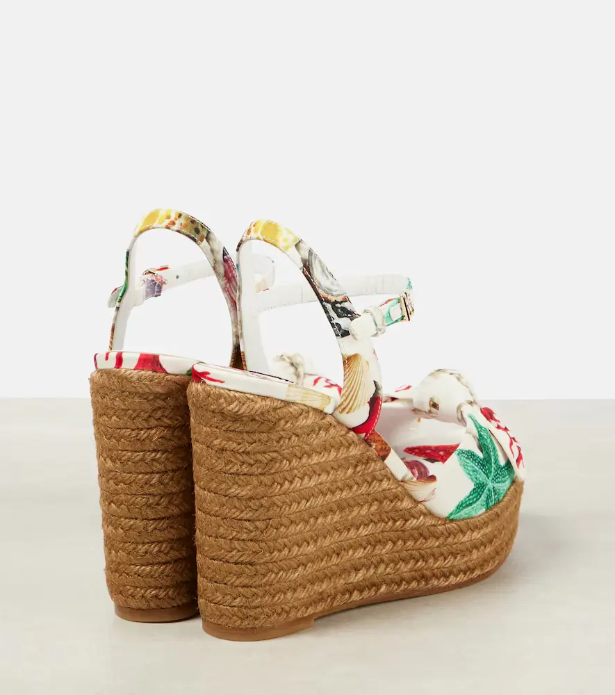 Dolce & Gabbana Capri Cava printed espadrille wedges | Thumbnail 3 Dolce & Gabbana Capri Cava printed espadrille wedges | Thumbnail 3