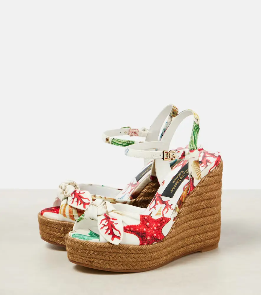 Dolce & Gabbana Capri Cava printed espadrille wedges | Thumbnail 4 Dolce & Gabbana Capri Cava printed espadrille wedges | Thumbnail 4