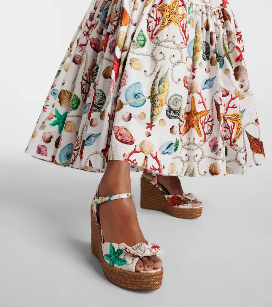 Dolce & Gabbana Capri Cava printed espadrille wedges | Thumbnail 5 Dolce & Gabbana Capri Cava printed espadrille wedges | Thumbnail 5
