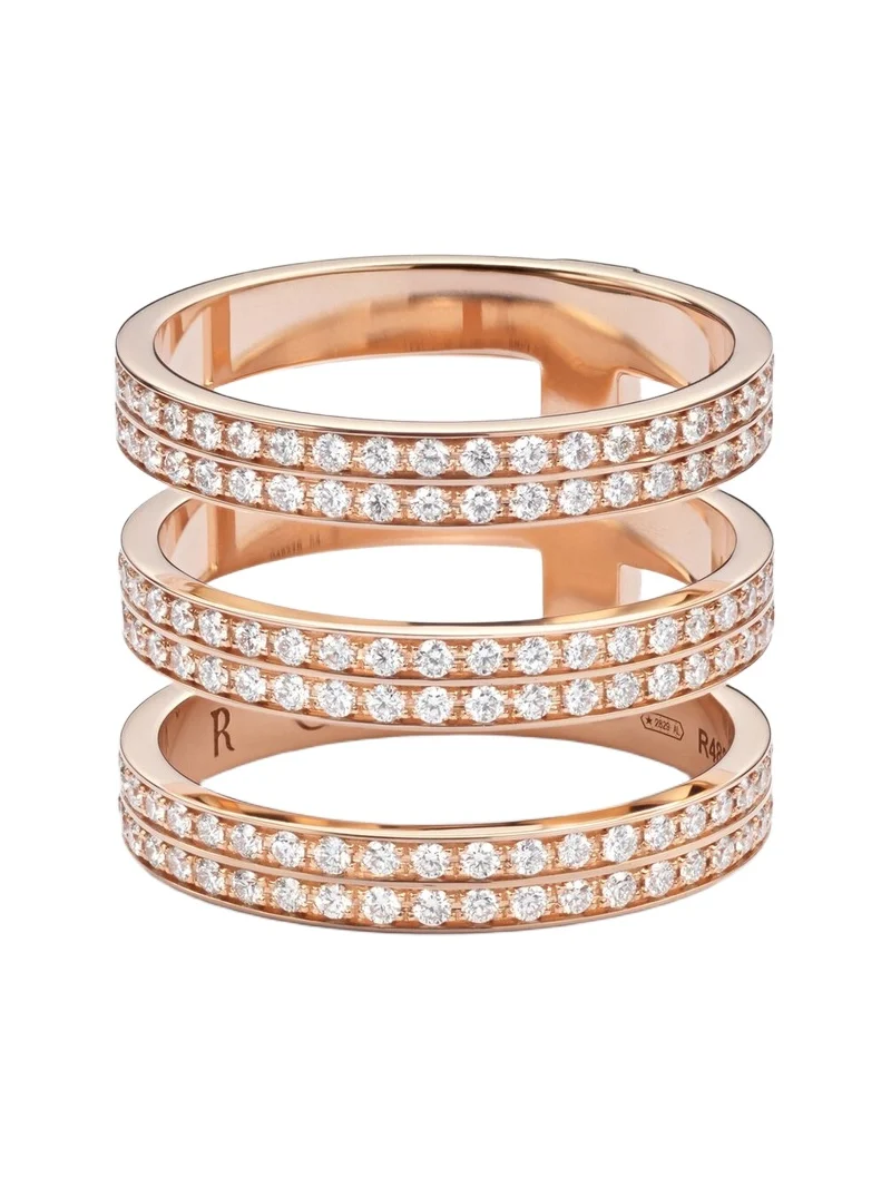 Repossi Berbere 18kt rose gold ring with diamonds