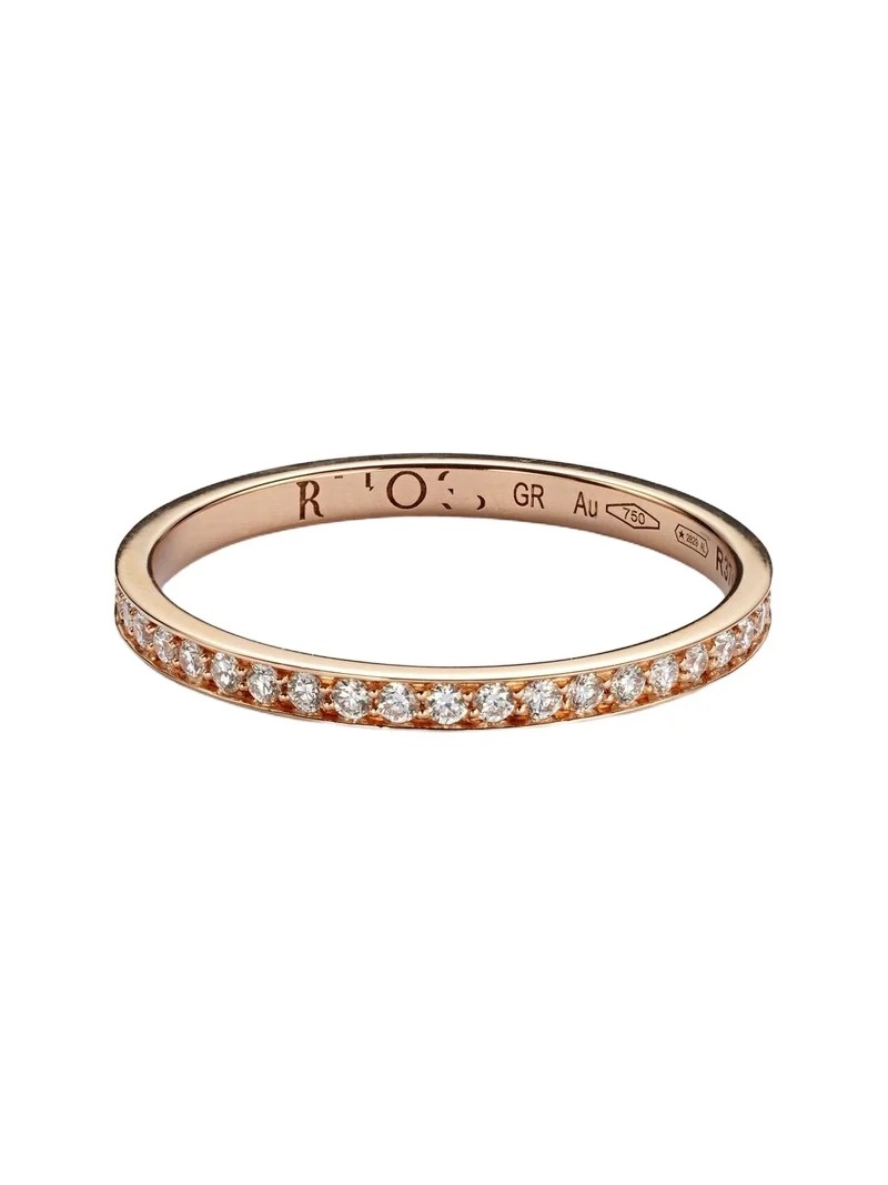 Bridal 18kt rose gold ring with diamonds Bridal 18kt rose gold ring with diamonds