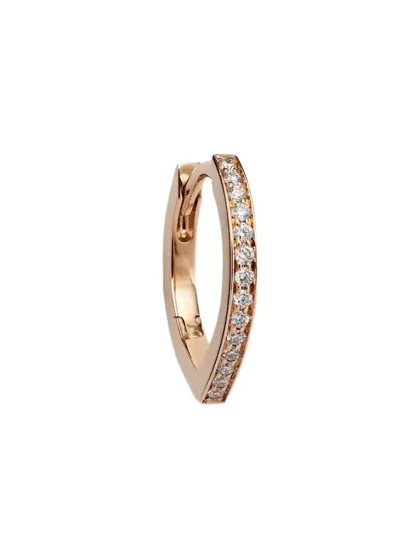 Antifer 18kt rose gold single earring with diamonds
