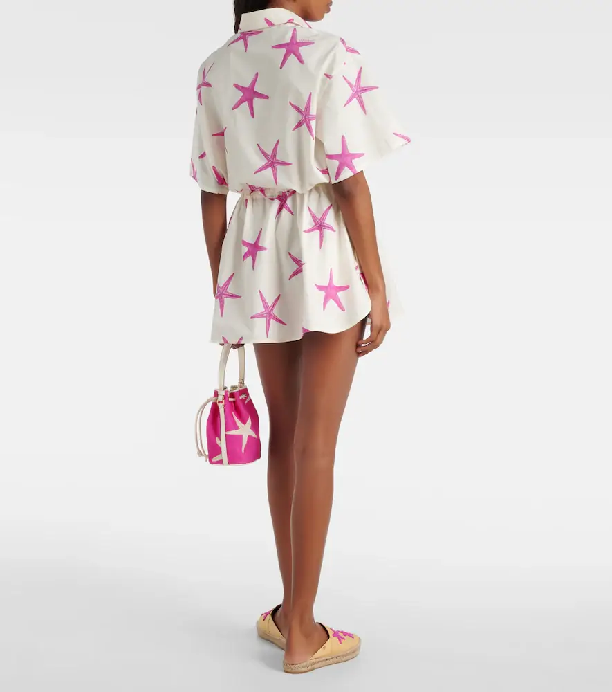 Valentino Garavani Starfish cotton poplin minidress | Thumbnail 2