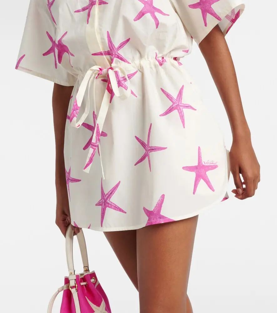 Valentino Garavani Starfish cotton poplin minidress | Thumbnail 4