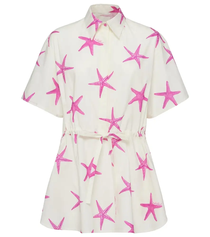 Valentino Garavani Starfish cotton poplin minidress