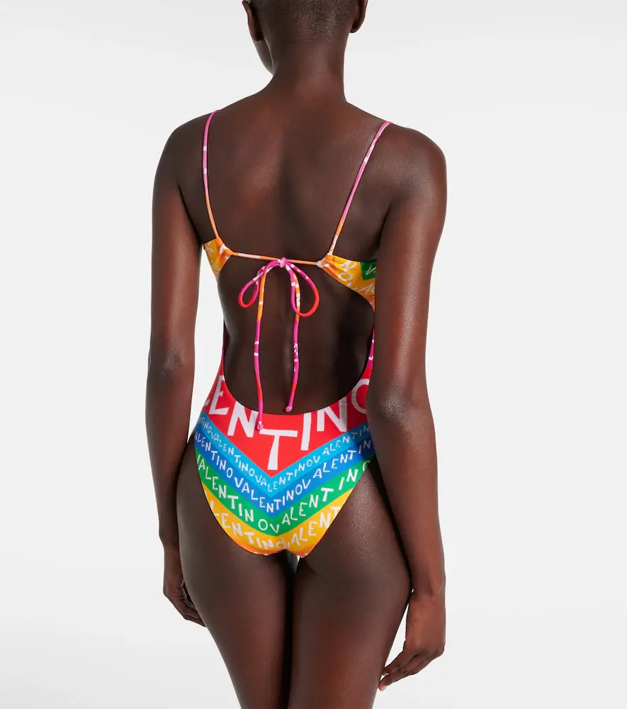 Valentino Garavani Logo swimsuit | Thumbnail 4