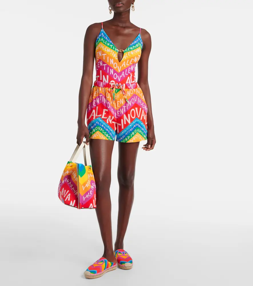 Valentino Garavani Logo swimsuit | Thumbnail 6