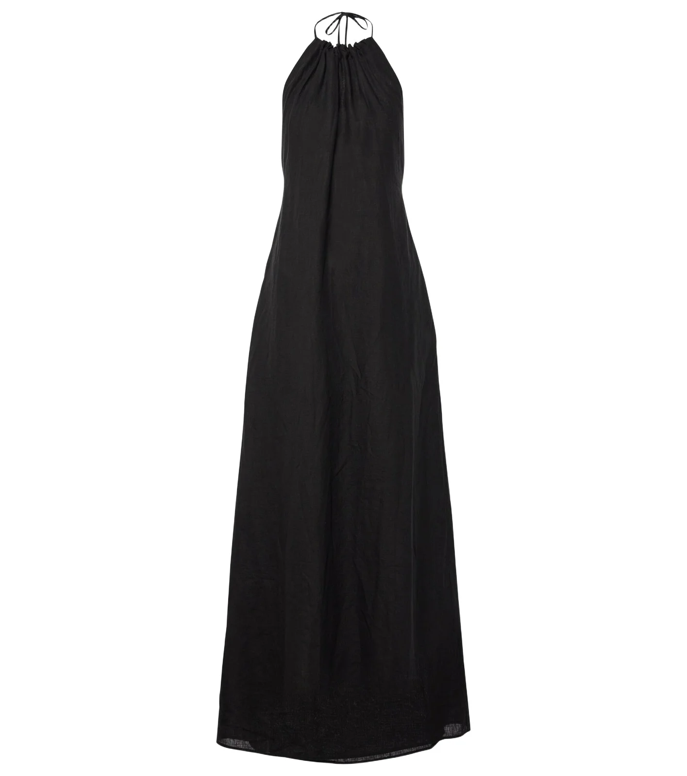 Lelia halterneck linen maxi dress