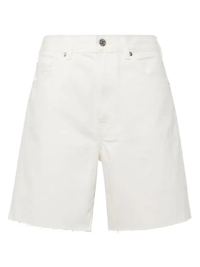 Russel high-rise denim shorts