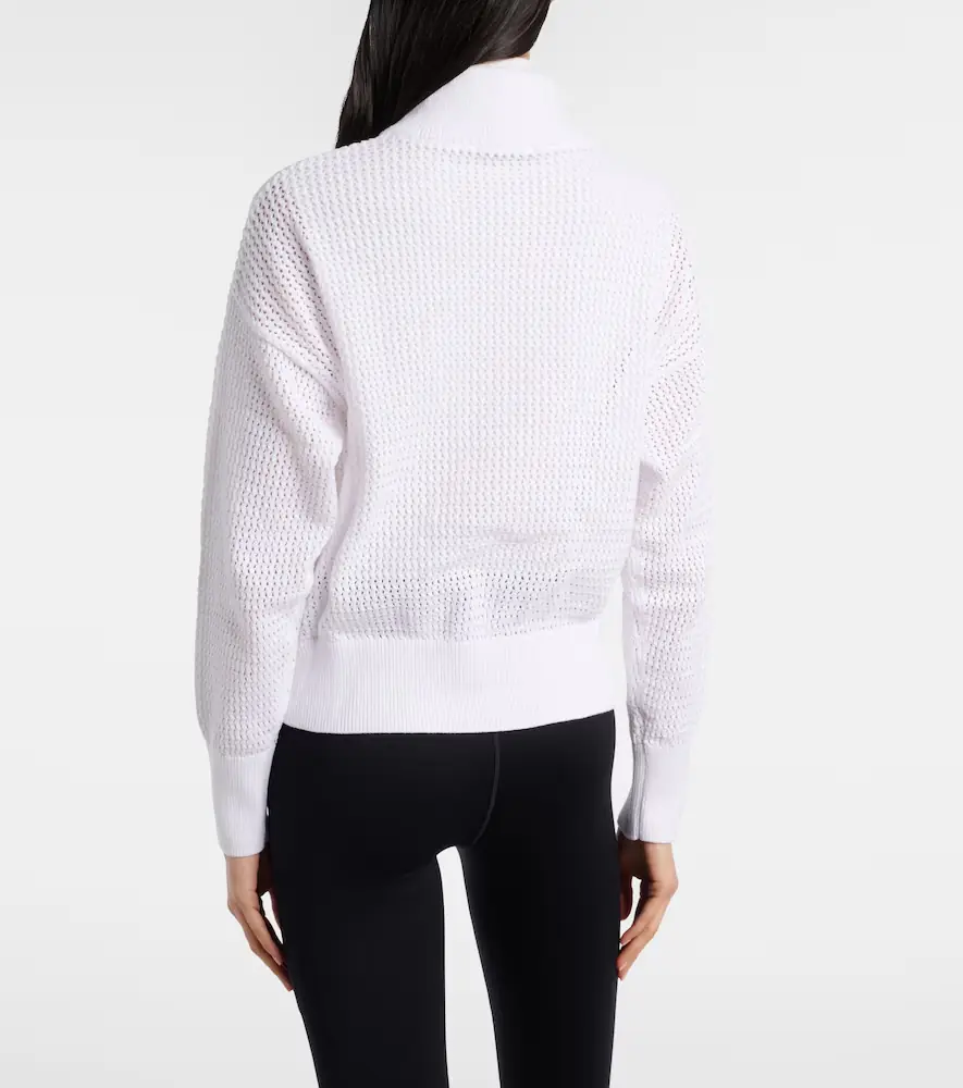 Varley Aurora cotton half-zip sweater | Thumbnail 6