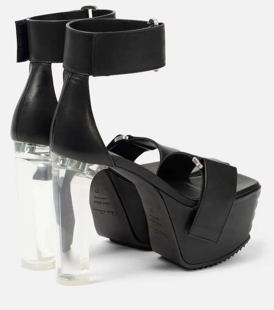 Rick Owens Leather platform sandals | Thumbnail 2