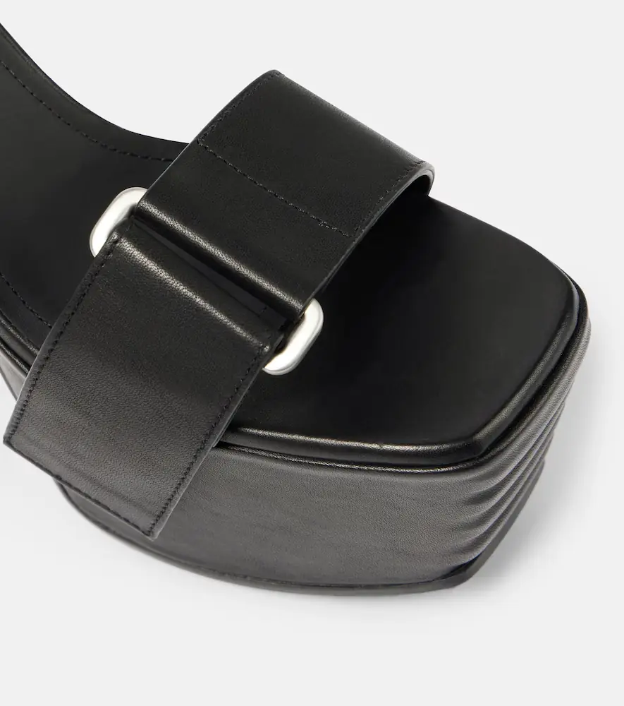 Rick Owens Leather platform sandals | Thumbnail 3