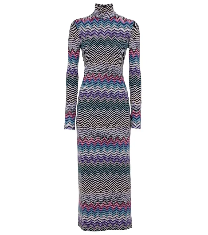 Missoni Zig Zag turtleneck dress | Image 1 Missoni Zig Zag turtleneck dress | Image 1