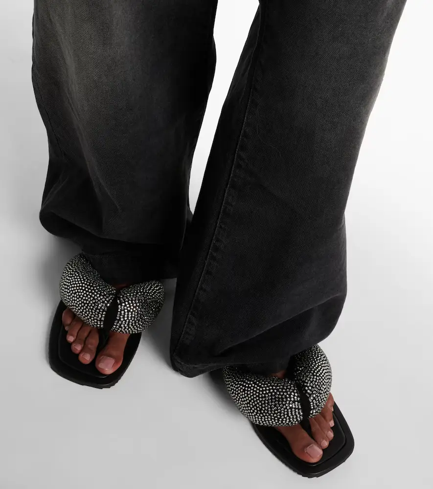 The Attico Indie embellished leather thong sandals | Thumbnail 2 The Attico Indie embellished leather thong sandals | Thumbnail 2